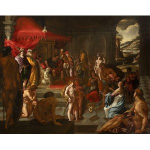 PIETER ISAACS (Helsingør 1569 - 1625 Amsterdam) - The Judgment of Solomon