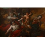 ATTRIBUTED TO GIACOMO DEL PO (Palermo 1654 - 1726 Naples) , An Allegorical Composition with the Virgin Mary, God the Father, and the Triumph of Virtue over Evil