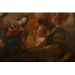 ATTRIBUTED TO GIACOMO DEL PO (Palermo 1654 - 1726 Naples) , An Allegorical Composition with the Virgin Mary, God the Father, and the Triumph of Virtue over Evil