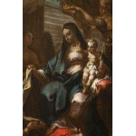 Sebastiano Conca (Gaeta 1680 - 1764 Roma), La Vergine con il Bambino e i santi Simone Stock e Giovanni della Croce.