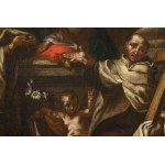 Sebastiano Conca (Gaeta 1680 - 1764 Roma), La Vergine con il Bambino e i santi Simone Stock e Giovanni della Croce.