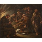 Giovanni Antonio Peruzzini (1643-1724) , Monks by the Fireplace