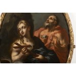Italian masters 17th century , SAINT MAGDALENE AND SAINT HIERONYMUS IN THE WILDERNESS