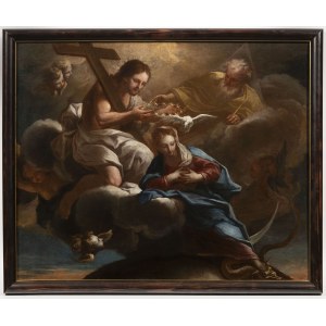 Giuseppe Bartolomeo Chiari Rome (1654 -1727) , Trinity and the Immaculate Conception