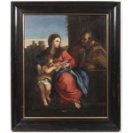 Italian Master, 17th/18th Century - The Holy Family with the Christ Child Learning to Read