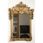 Fine Rococo Carved and Giltwood Wall Mirror