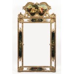 20th Century Decorative Giltwood and Painted Mirror Frame