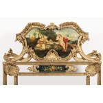 20th Century Decorative Giltwood and Painted Mirror Frame