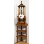 Neoclassical Corner Clock with Pedestal - Circa 1800