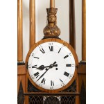 Neoclassical Corner Clock with Pedestal - Circa 1800
