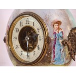 A French Napoleon III Style Globe Mantel Clock