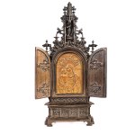 Neo-Gothic Reliquary Altar with the Madonna and Child