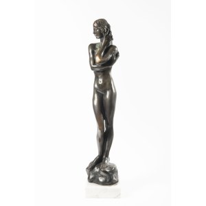 Jaroslav Horejc (1886 - 1983) , Standing Female Nude (Introspective Posture)