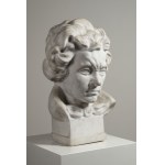 Buste en marbre de Ludwig van Beethoven