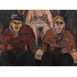 Edward Dwurnik (1943, Radzymin – 2018, Warsaw), “Chain of Hope” from the “Athletes” series, 1983