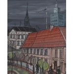 Edward Dwurnik (1943, Radzymin – 2018, Warsaw), “Trzebiatów” from the series “Hitchhiking Trips,” 1979