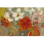 Edward Dwurnik (1943, Radzymin – 2018, Warsaw), Flowers in a Vase