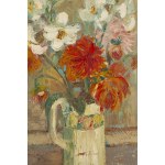 Edward Dwurnik (1943, Radzymin – 2018, Warsaw), Flowers in a Vase