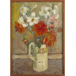 Edward Dwurnik (1943, Radzymin – 2018, Warsaw), Flowers in a Vase