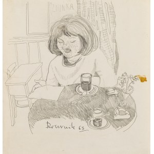 Edward Dwurnik (1943, Radzymin – 2018, Warsaw), Dziuńka, 1965