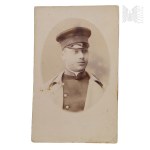 Tsarist Russia/The Russian Empire - Photograph: Portrait of a Man in Uniform, Zdobnow Photo Studio, St. Petersburg