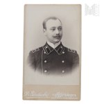 Tsarist Russia/Russian Empire - Photograph: Portrait of a Man in Uniform, D.S. Zdobnow Photo Studio, St. Petersburg