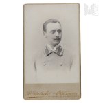 Tsarist Russia/Russian Empire - Portrait Photograph of a Man in Uniform, D.S. Zdobnow Photography Studio, St. Petersburg