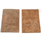 Two Clay Reliefs Depicting a Gothic Church, Souvenir (?) Form
