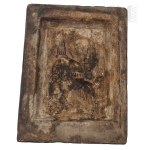 Two Clay Reliefs Depicting a Gothic Church, Souvenir (?) Form