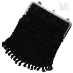 Black Vintage Embroidered Women