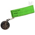 [925 SILVER] Silver Religious Medal of Our Lady of Częstochowa