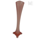 Slender Glass Vase in Salmon Pink