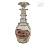 Glass Pharmacy Carafe for Aconite Tincture, Aconite, Poison, Tinct Aconiti, Aconitine
