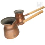 Russia - Set of Two Metal Coffee Pots