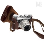Germany/GDR - Altissa Altix Analog Camera with Case, 1950s Vintage