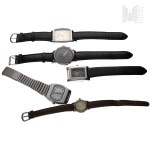 Q&Q Mechanical and Electronic Wristwatch Set; Raketa, Royce, Platinum, Rome