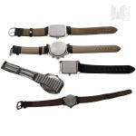 Q&Q Mechanical and Electronic Wristwatch Set; Raketa, Royce, Platinum, Rome