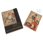 PRL - Two Books of 45 Solitaire Games by Edyta Zabierzowska (Illustrations and dust jacket design by Maja Berezowska), With a Pen Through the Centuries by Maja Berezowska, Warsaw, Kraków