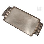 Plated Geometric Art Deco-Style Tray by Plater