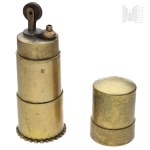 IIRP - Brass Petrol Lighter, with Hand-Engraved Inscription “B.Z. D.M.S. K.W. 1935,” Trench Art (?) Eagle