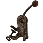 Germany, 1920s (?) – Hektor 2 Table Corkscrew with Crank, Vintage Art Deco Wine Opener