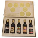 PRL - Luxury Gift Set with Small Bottles of Warka Wine, 5 Bottles, 100 ml, Mazovian Fruit and Vegetable Processing Plant in Tarczyn, Warka