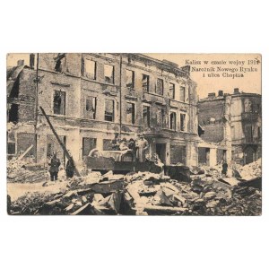 Kalisz während des Krieges 1914: Ecke des Neuen Marktes und Chopinstraße
