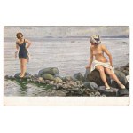 Swimming at the Beach