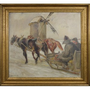 Kazimierz SICHULSKI (1879–1942), On the Way to the Mill, 1932