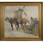 Kazimierz SICHULSKI (1879-1942), W drodze do młyna, 1932