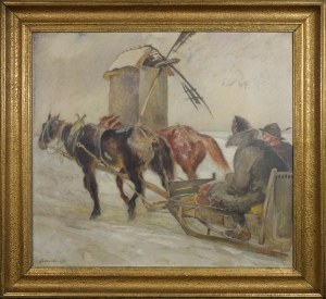 Kazimierz SICHULSKI (1879-1942), W drodze do młyna, 1932
