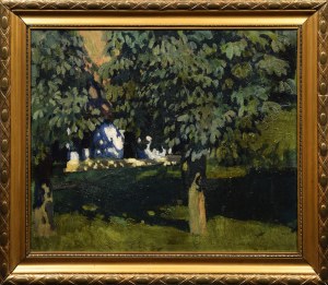 Stanisław CZAJKOWSKI (1878-1954), W ogrodzie, 1906