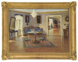 Bronisława RYCHTER-JANOWSKA (1868-1953), Wnętrze saloniku