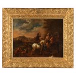 Philips WOUWERMAN (1619-1668) - krąg, Scena myśliwska